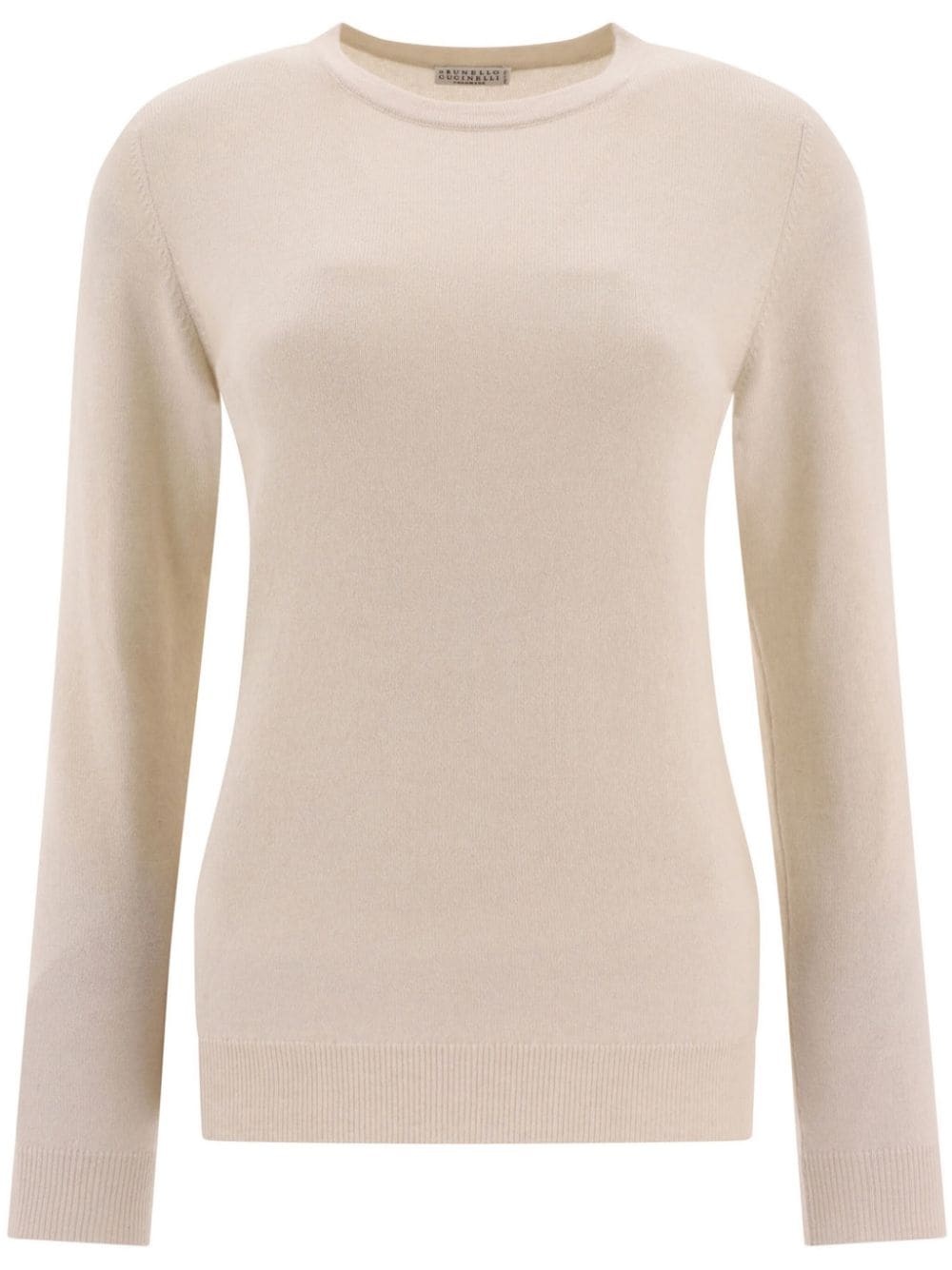 crew-neck cashmere jumper - 1