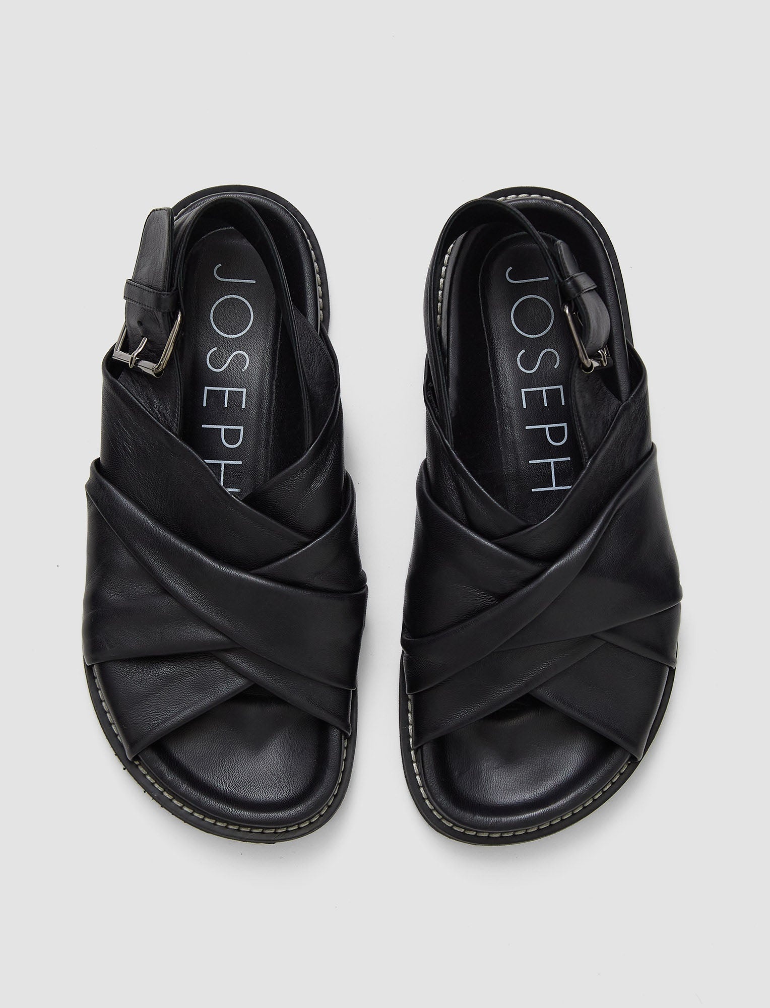 Leather Jazzy Strap Sandals - 3
