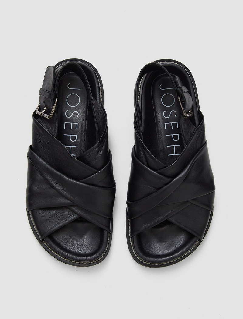 Leather Jazzy Strap Sandals 3