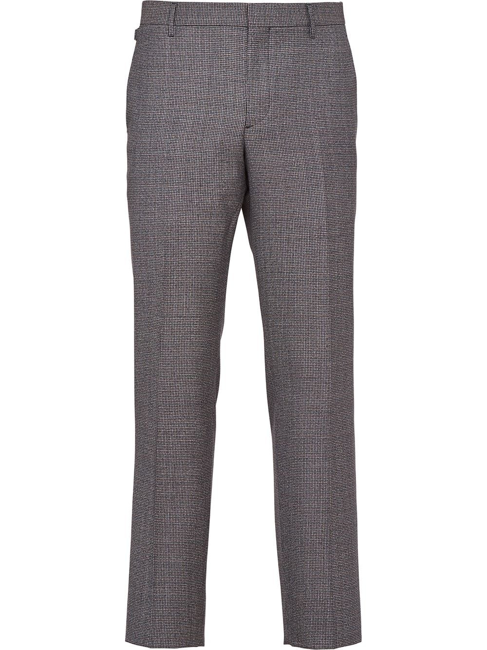 tailored wool trousers - 1