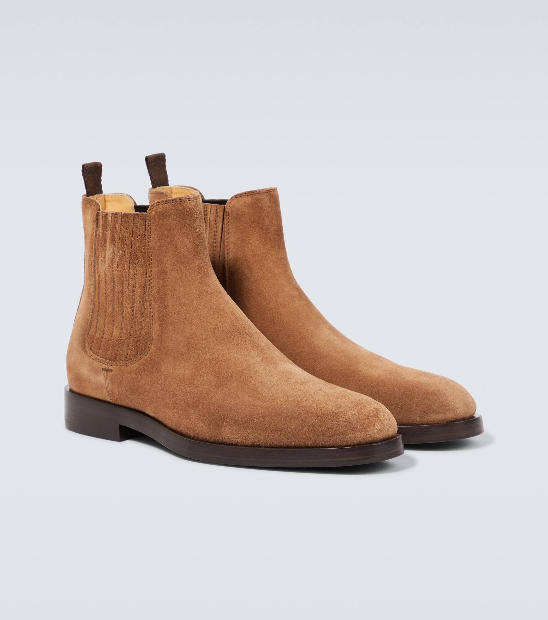 Suede Chelsea boots - 4