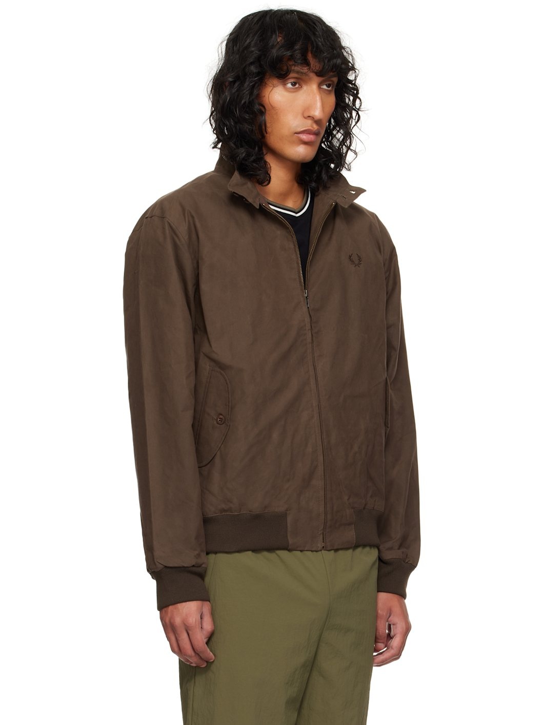 Fred perry waxed harrington sales
