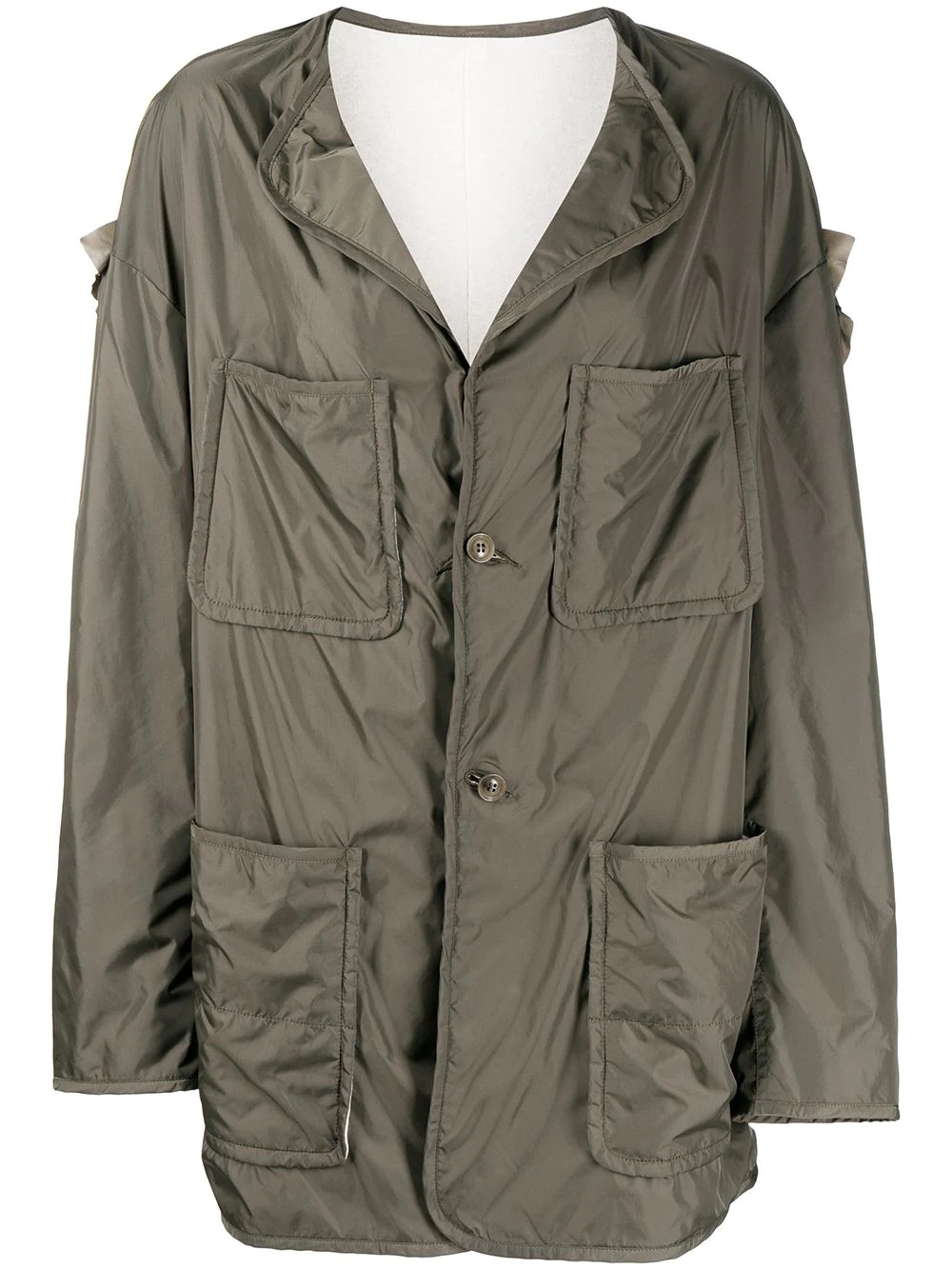 multiple patch-pocket jacket - 1