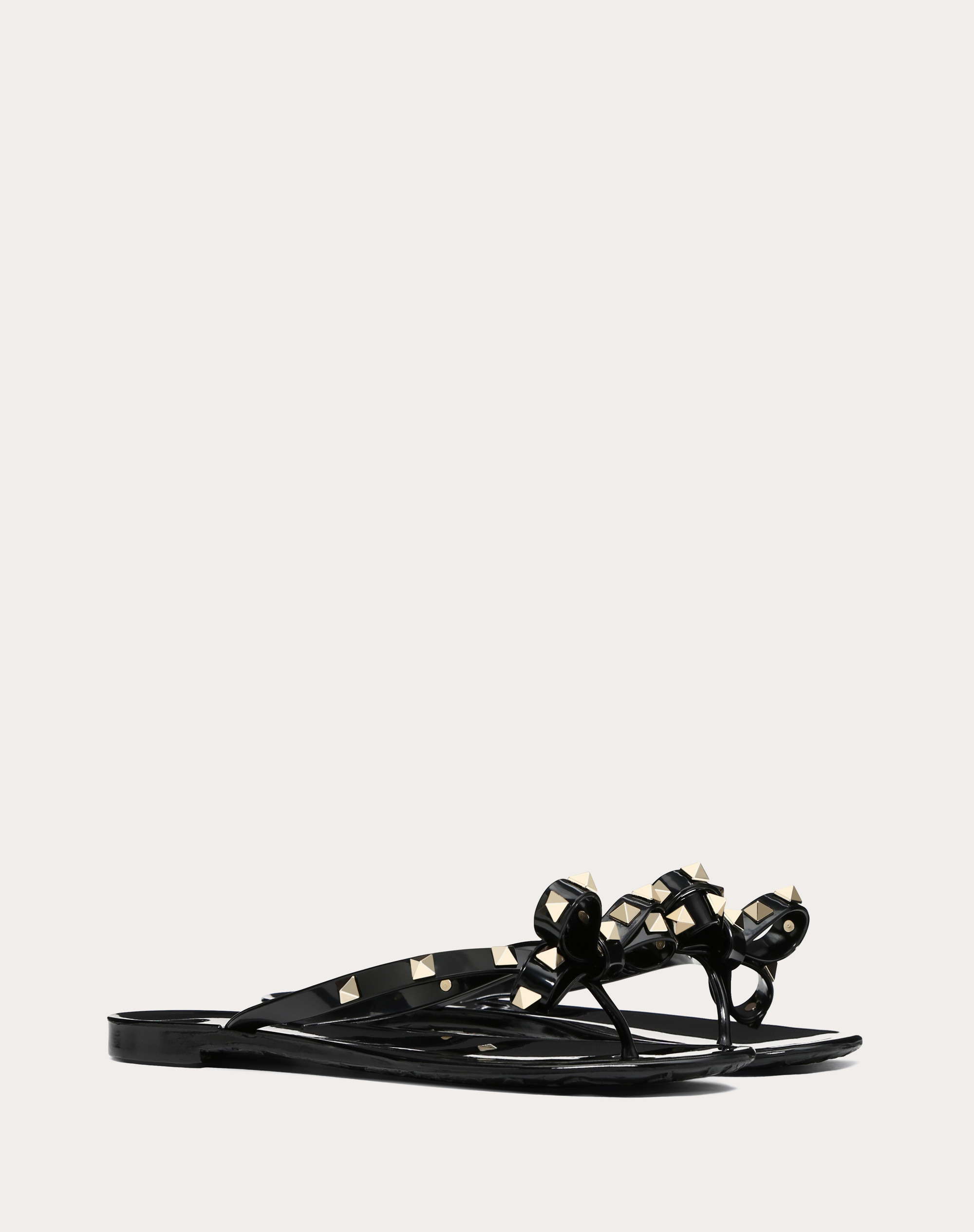 RUBBER ROCKSTUD THONG - 2