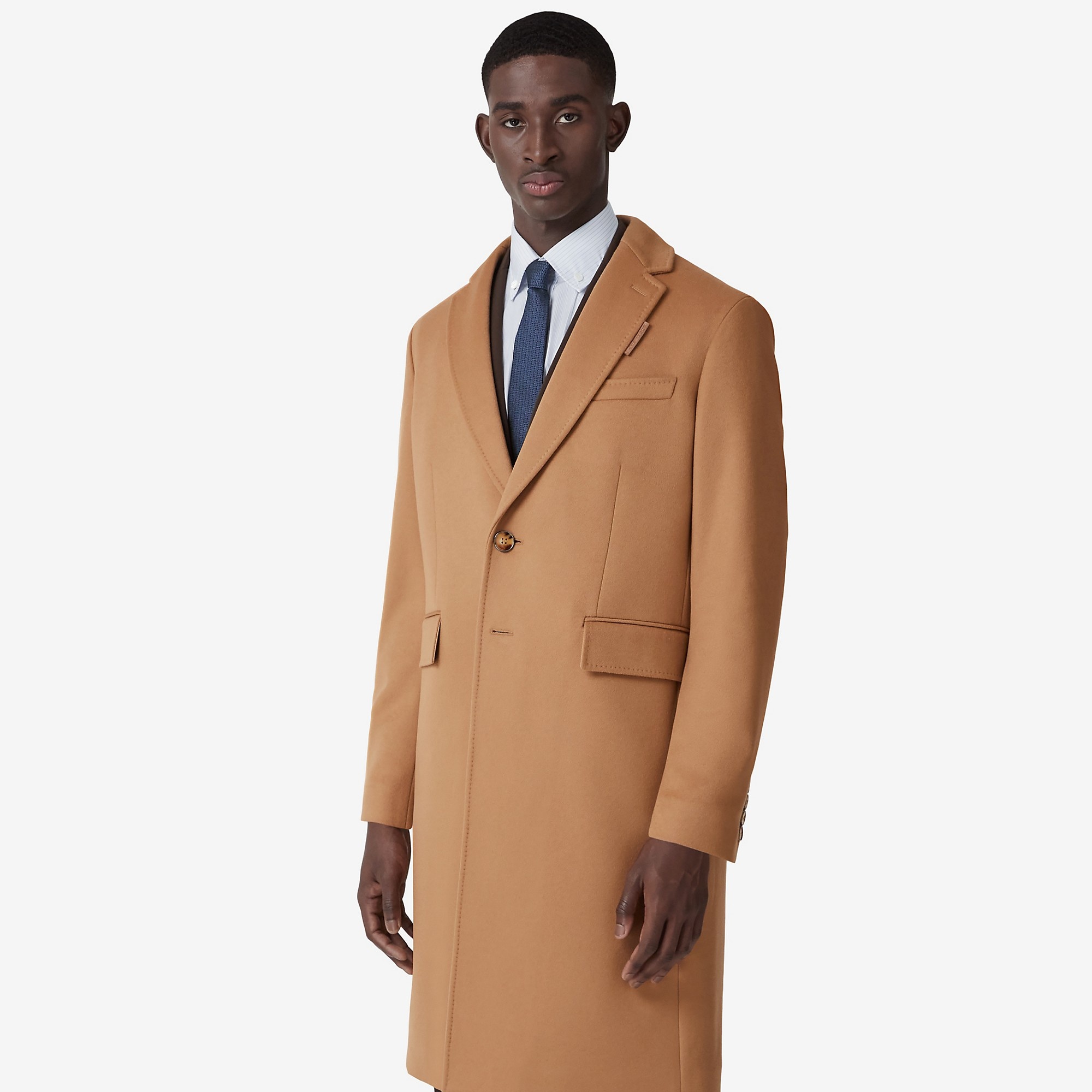 Wool Cashmere Tailored Coat