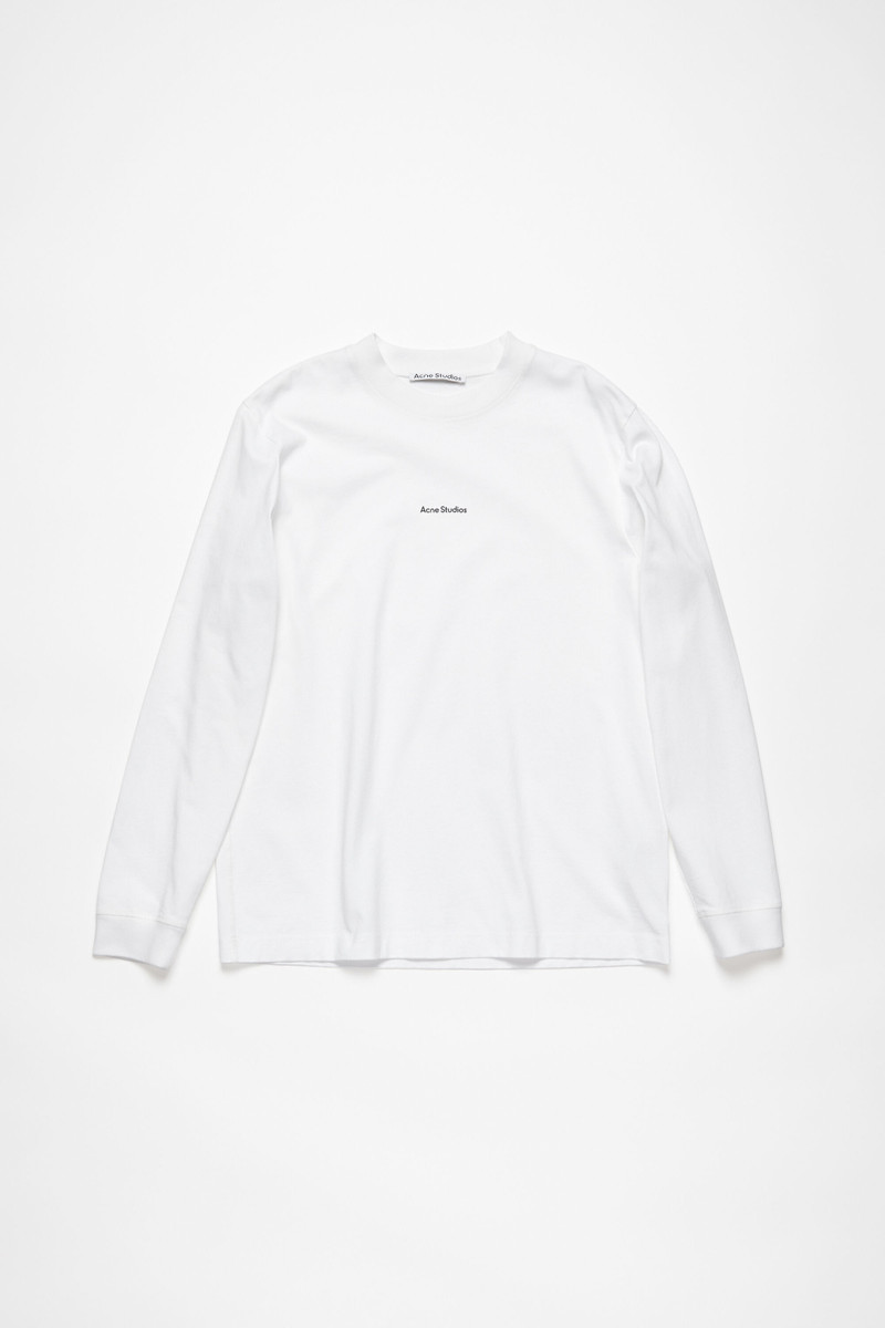 Logo long sleeve t-shirt - Optic White - 1