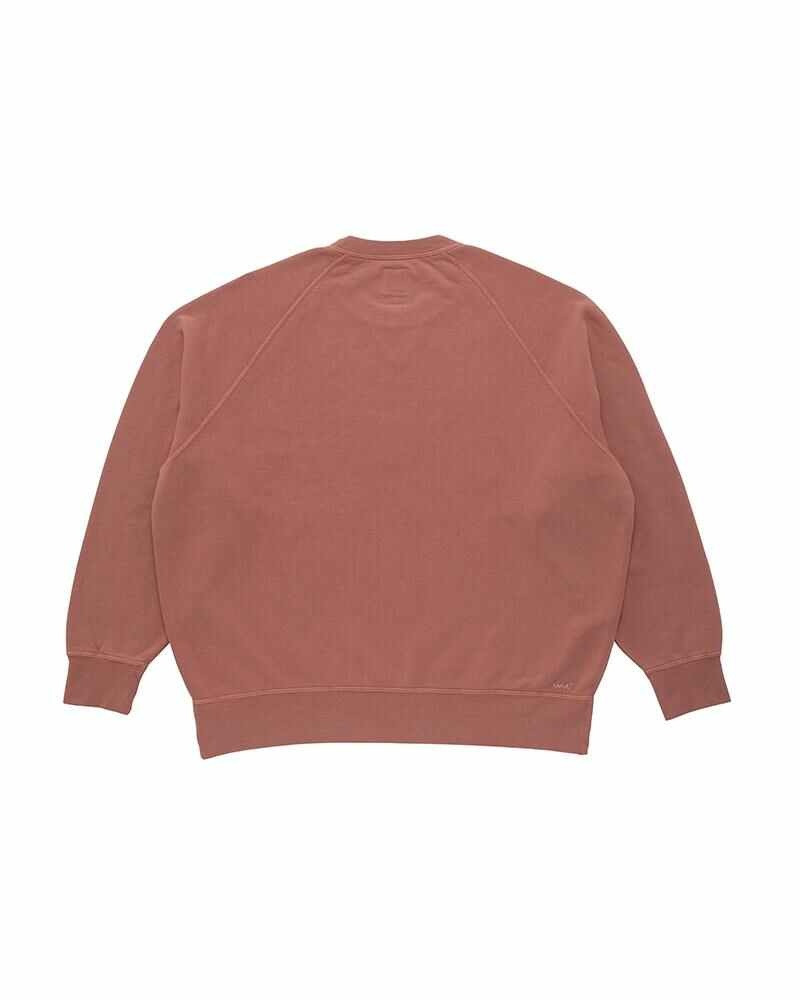 visvim AMPLUS SWEAT L/S DMGD W PINK outlook
