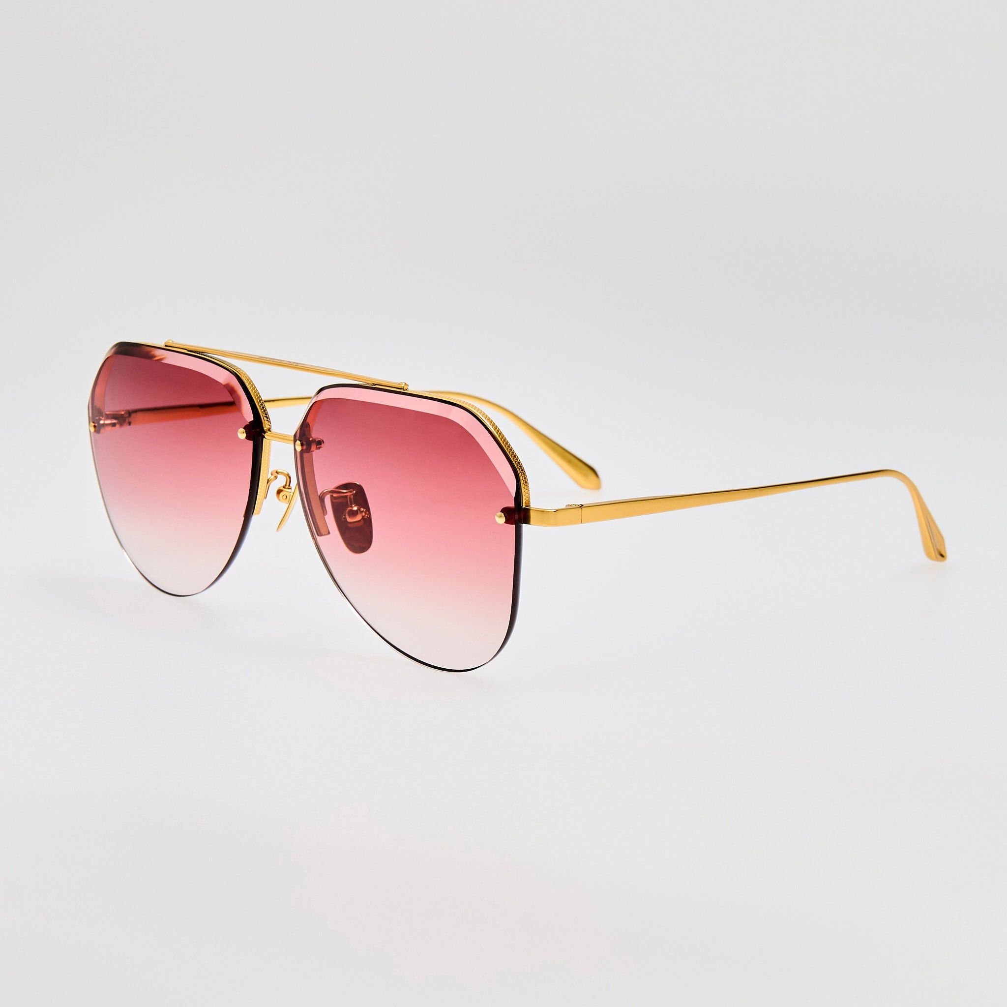Quynh Sunglasses in Red and Gold - 6