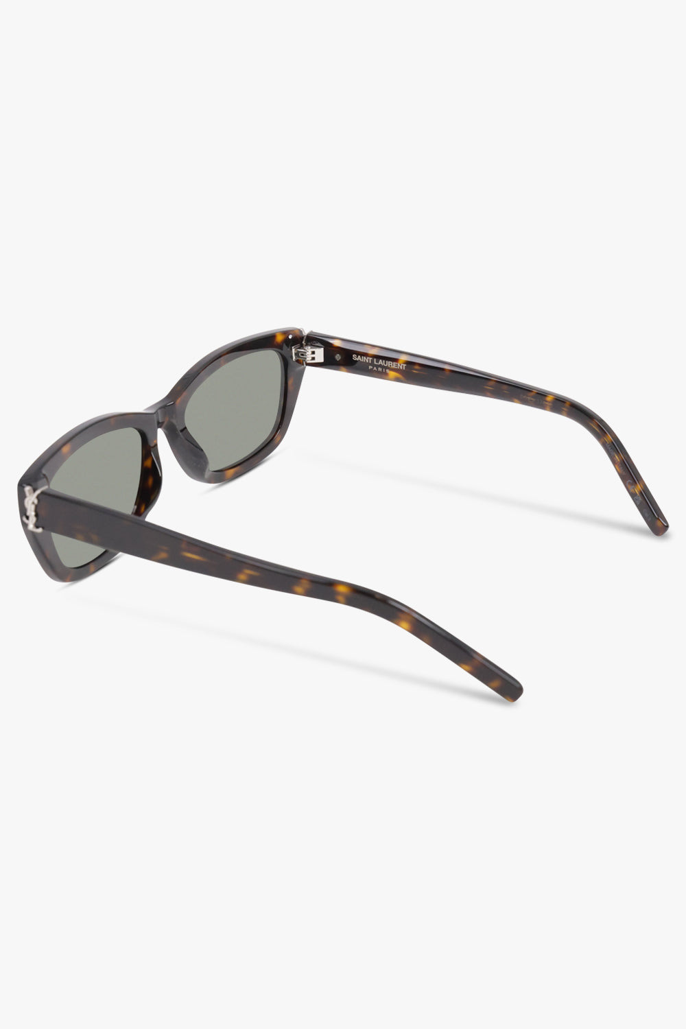 SL M153 RECTANGULAR MONOGRAMME SUNGLASSES | DARK HAVANA BROWN - 3