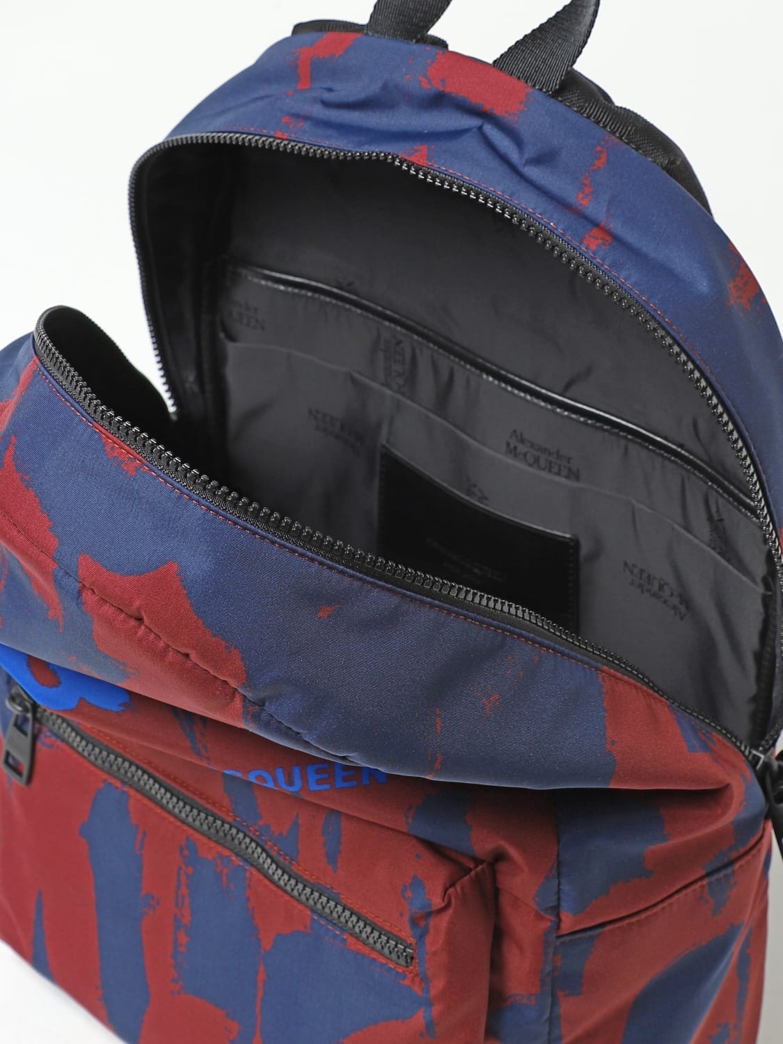 Alexander McQueen backpack in printed nylon - 5