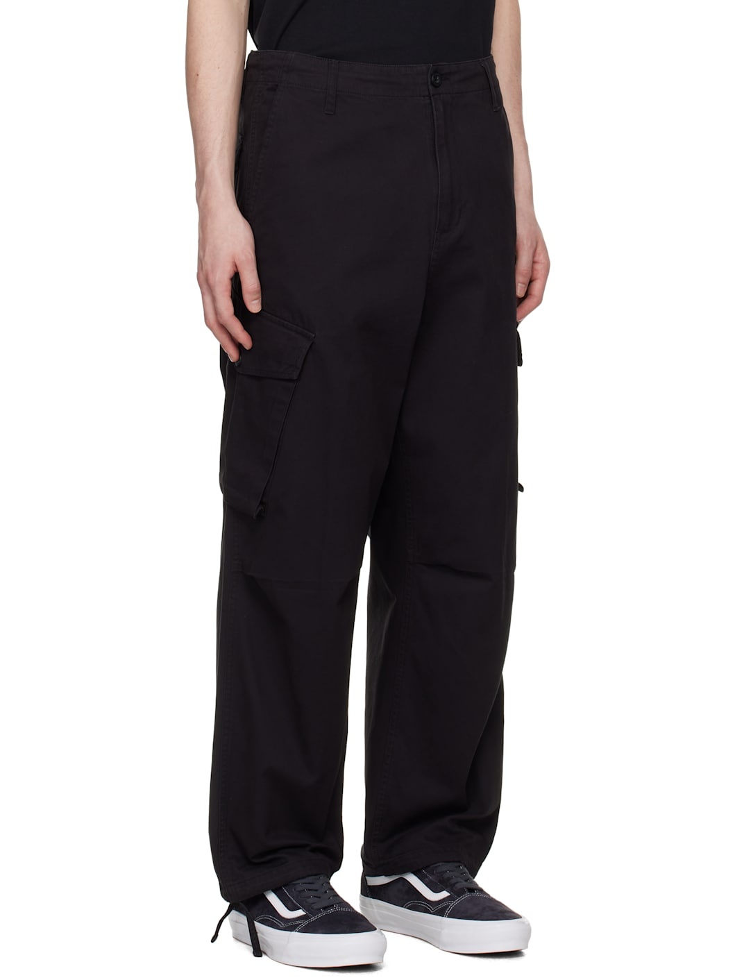 Black Unit Cargo Pants - 2