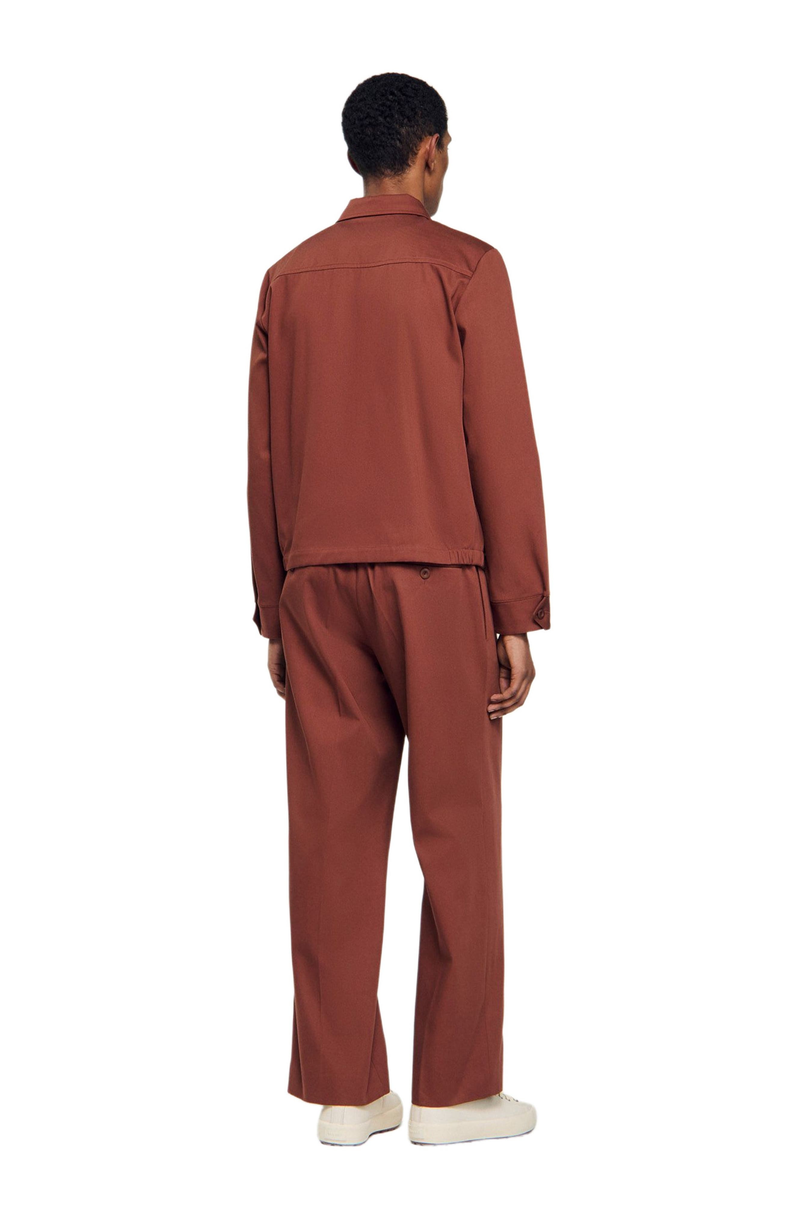 SANDRO Cotton jacket in Terra at Nordstrom - 2