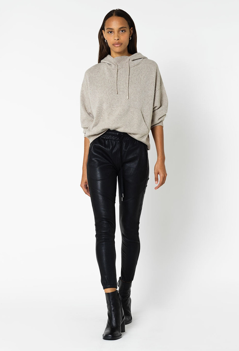 John Elliott TWO TONE CASHMERE HOODIE outlook