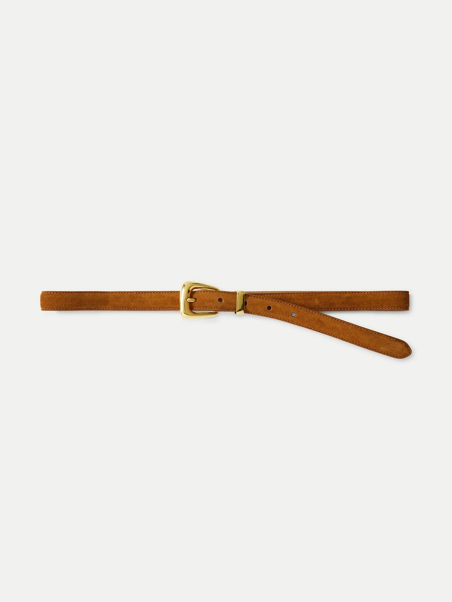 SLIM ARCH SUEDE BELT - 1
