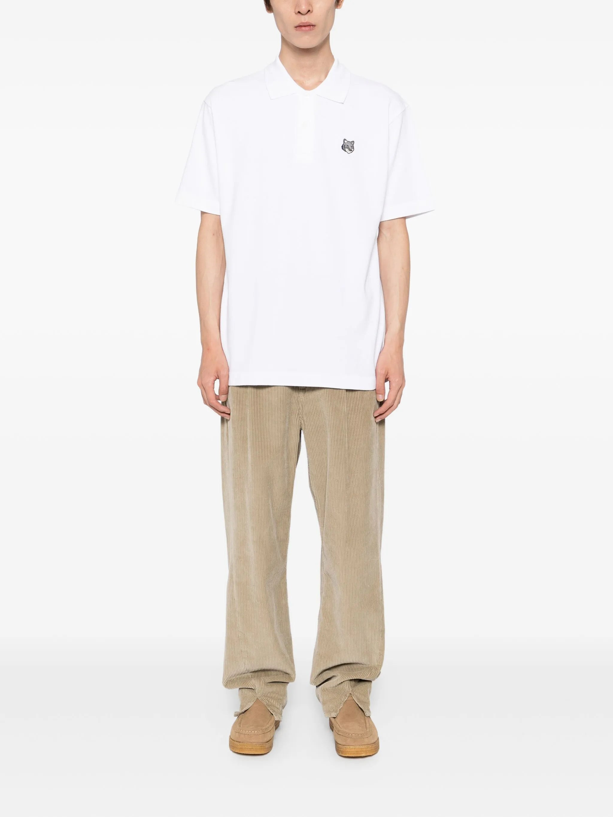 Maison Kitsuné Bold Fox Head Patch Polo Shirt - 2