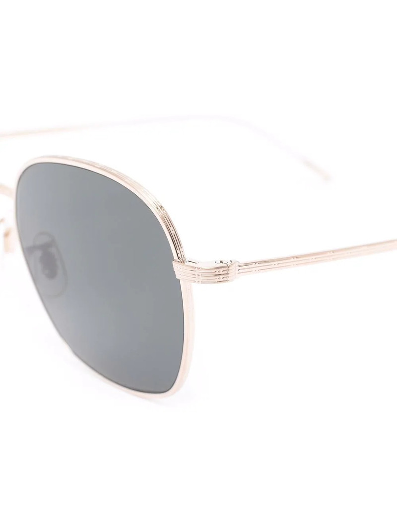 Adès square-frame titanium sunglasses 3