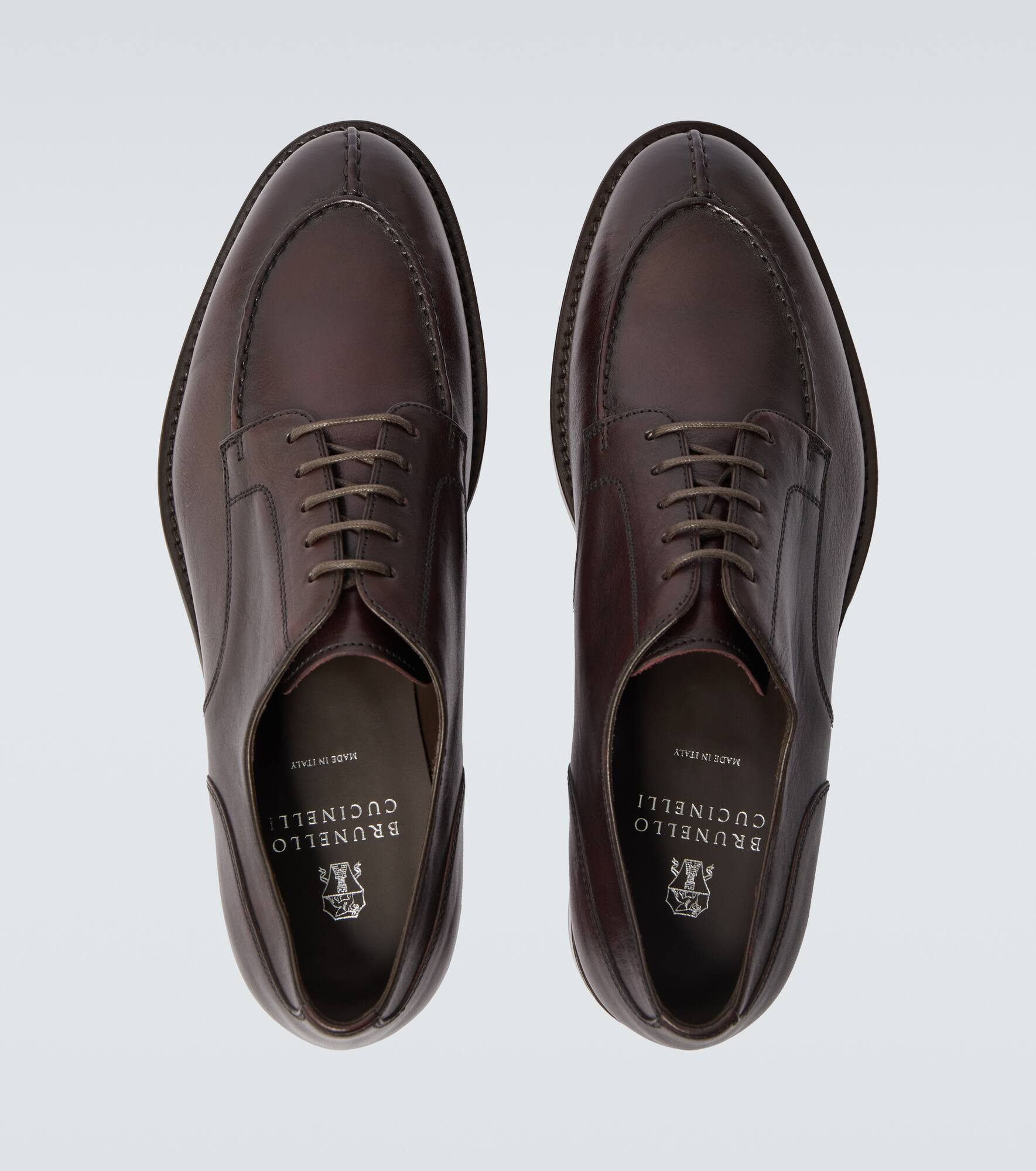 Leather Derby shoes - 4