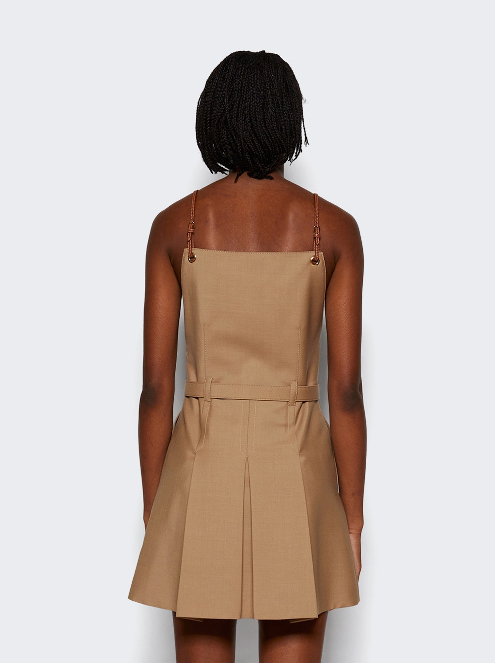 Kid Mohair Mini Dress Hazelnut - 5