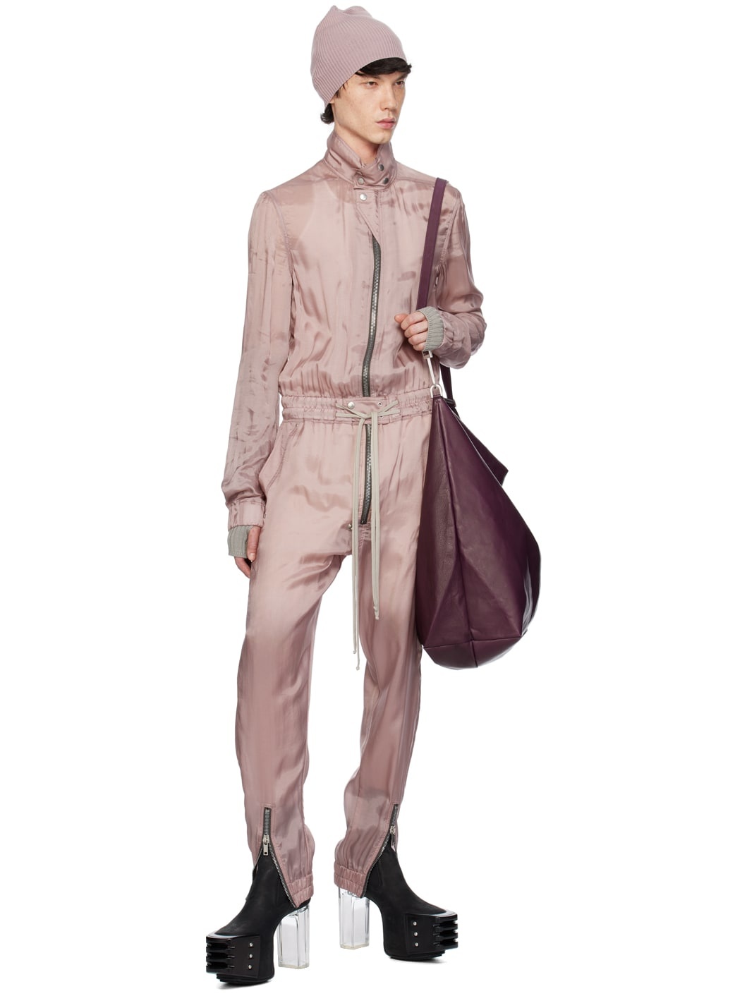 Pink Flightsuit Jumpsuit - 4