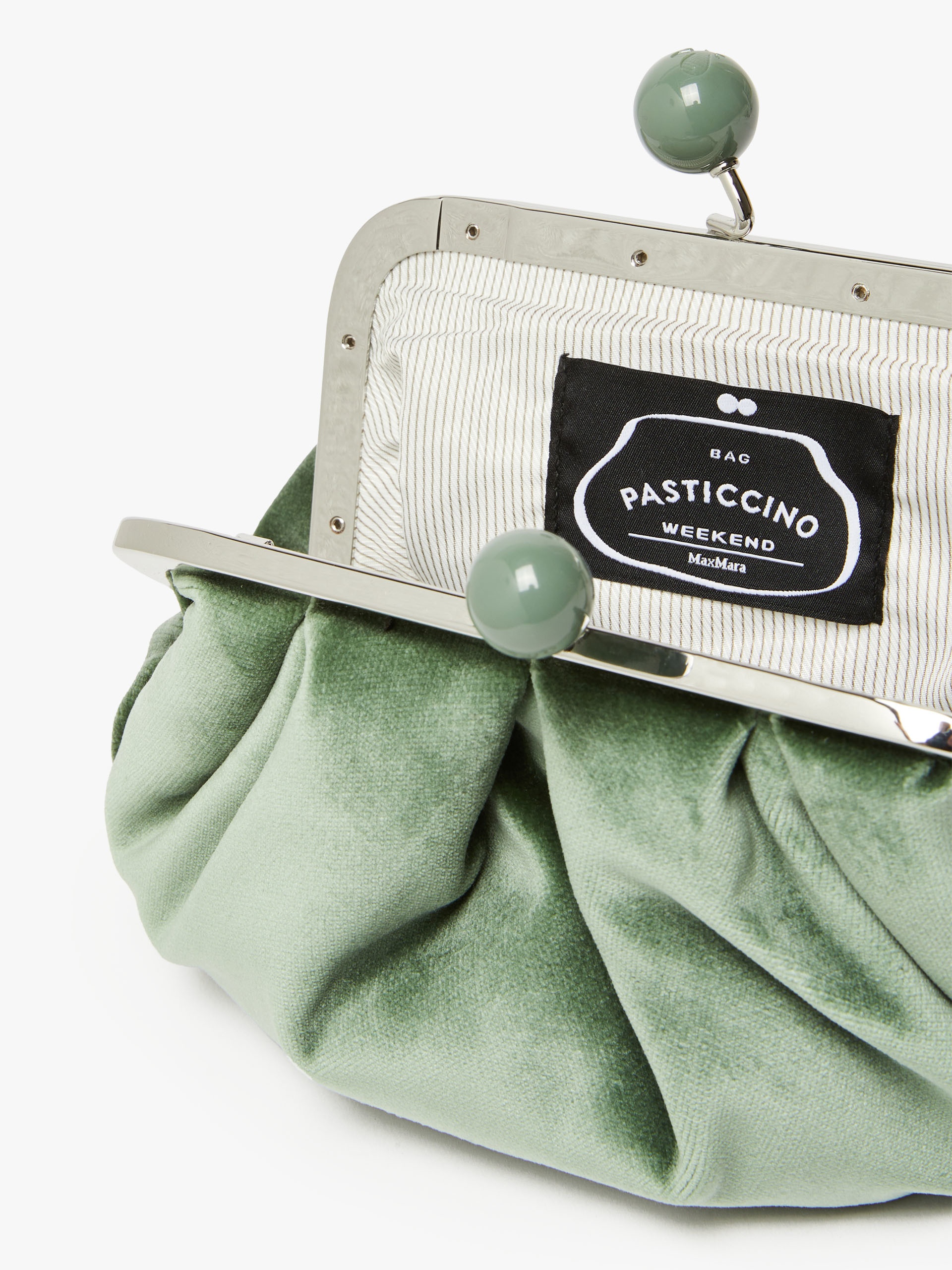 CAVOUR Small velvet Pasticcino Bag - 6