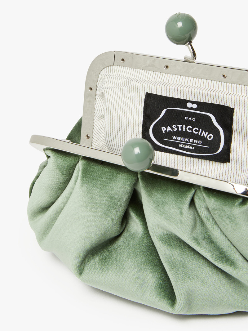 CAVOUR Small velvet Pasticcino Bag 6