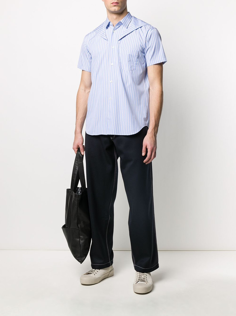 Comme des Garçons SHIRT dropped crotch trousers outlook