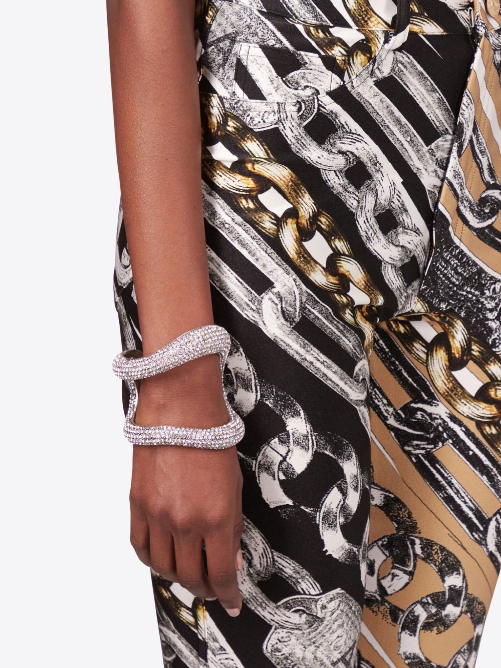 crystal-embellished bracelet - 5