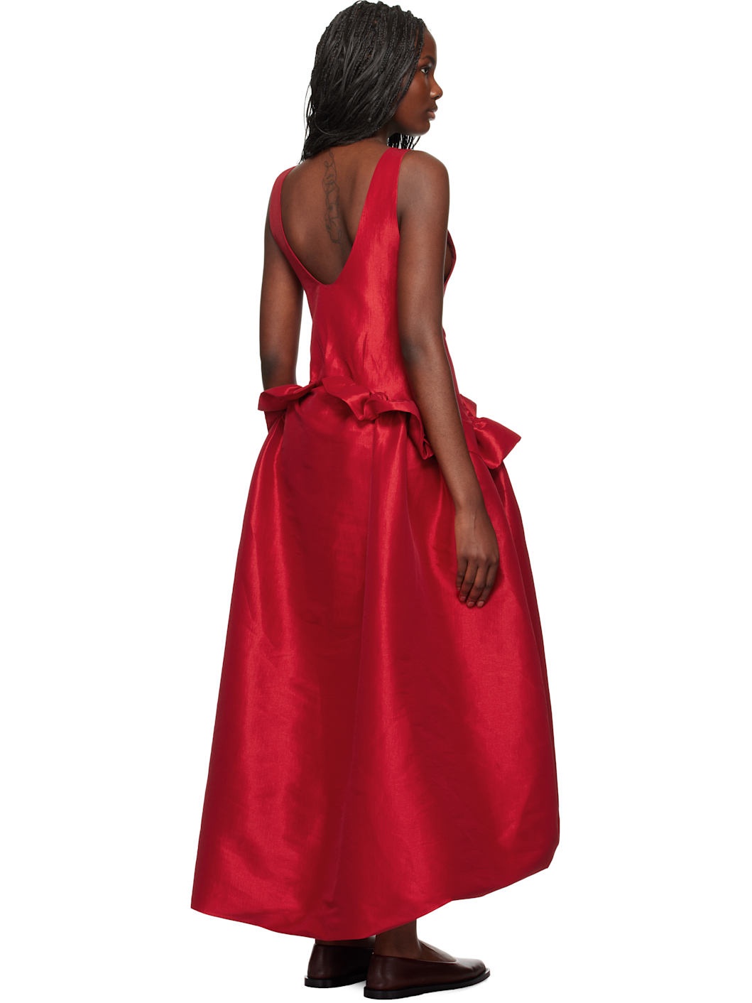 SSENSE Exclusive Red Ramya Midi Dress - 3