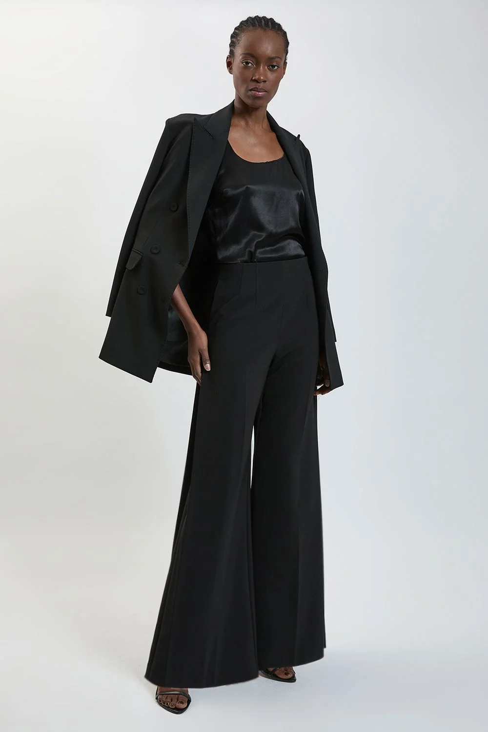 Polished Tailored Pleat Side Seam Trouser - 1