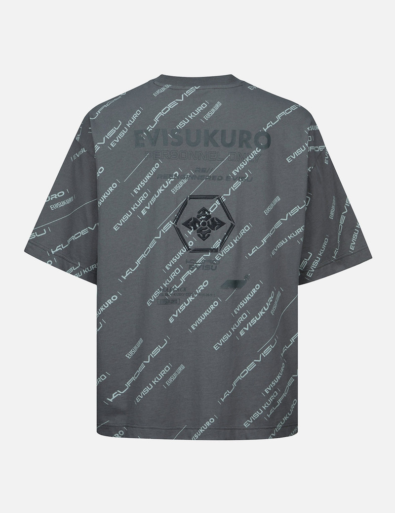 EVISU Monogram Logo Print T-Shirt outlook