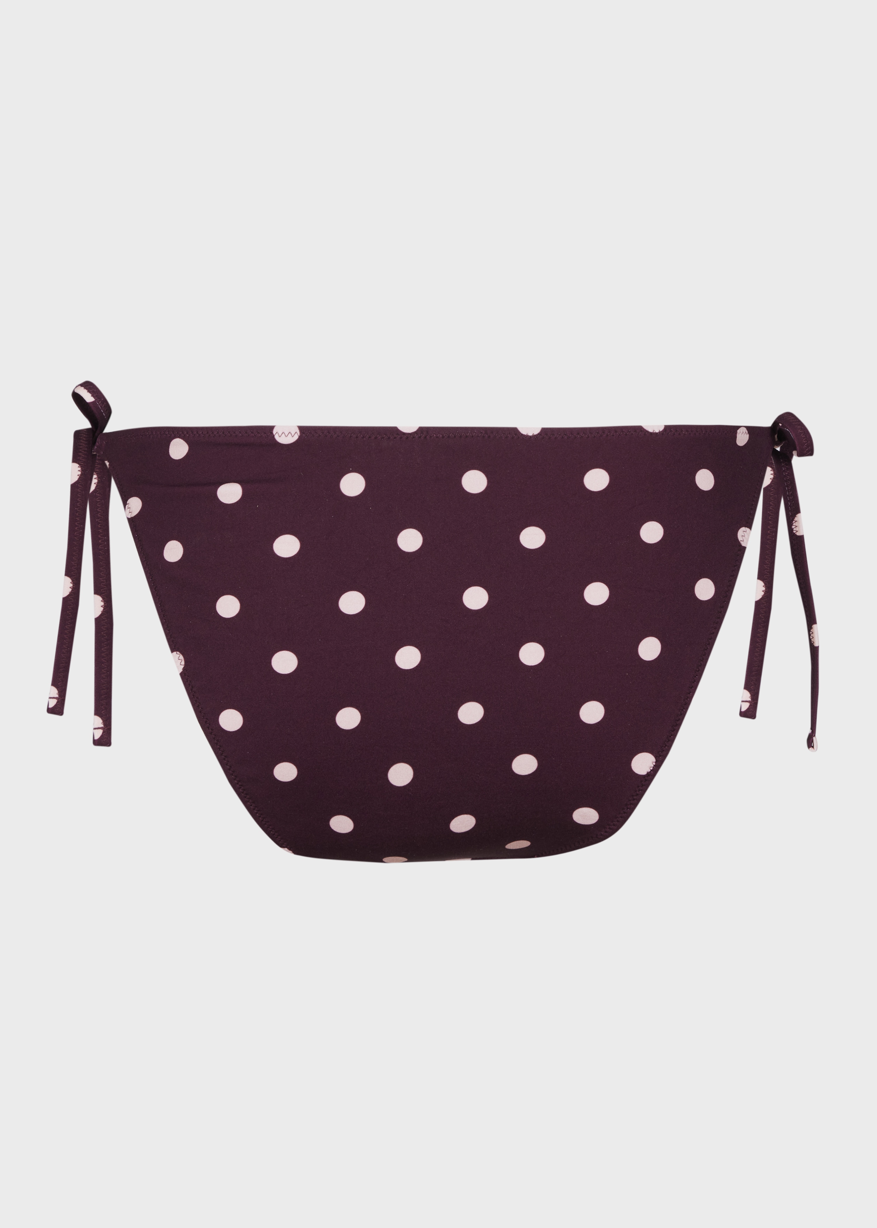 Women's Burgundy Polka Dot Bikini Set - 6