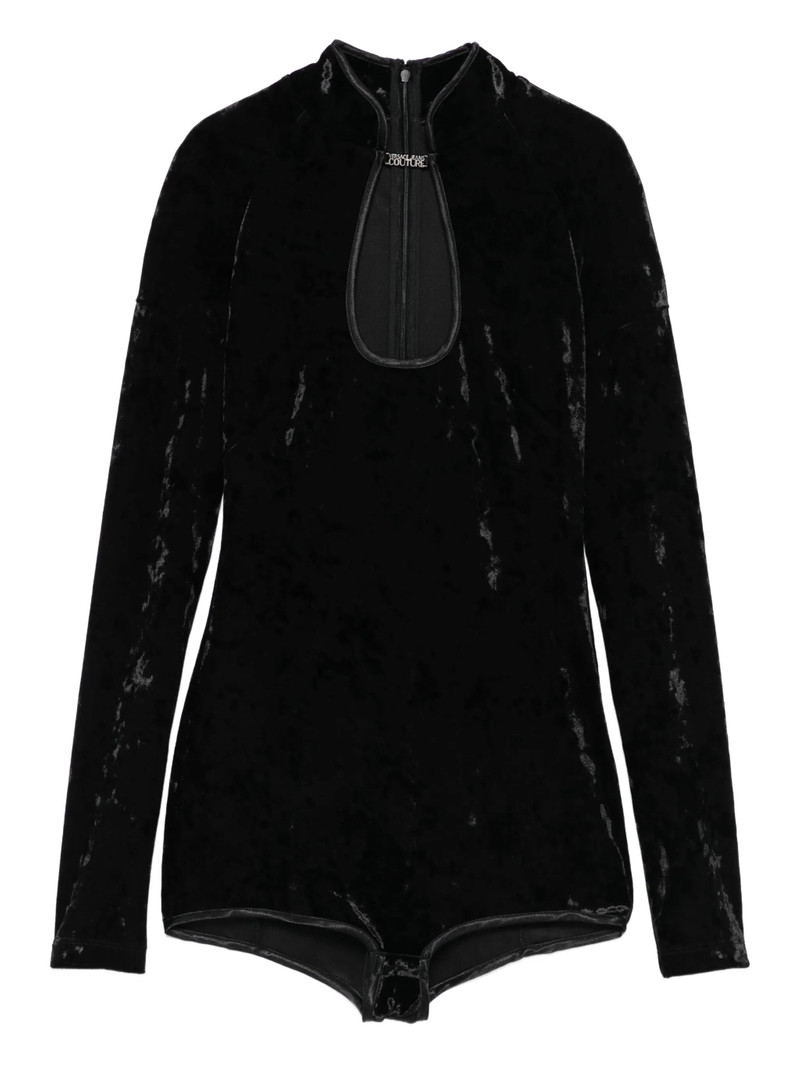 Versace Jeans Couture Keyhole-neck Long-sleeves Bodysuit 1