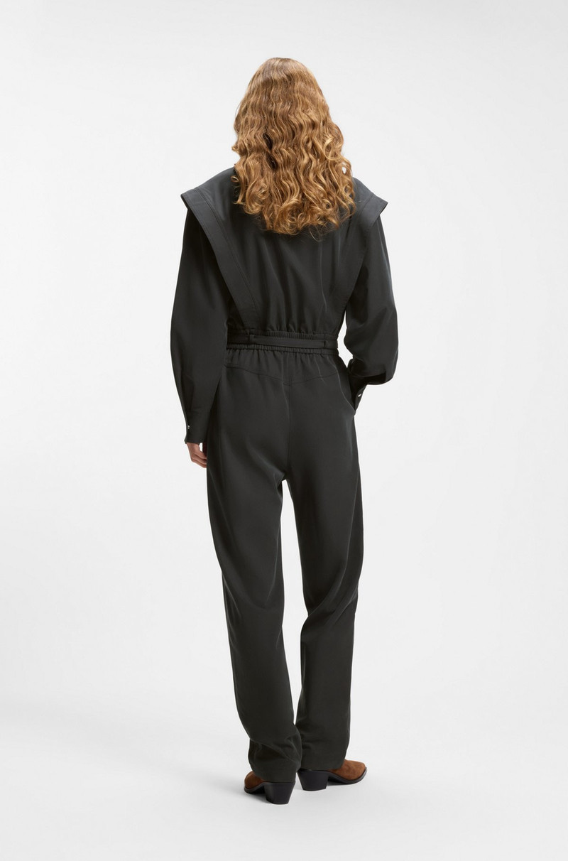 JUMPSUIT IN SANDWASHED FABRIC 4