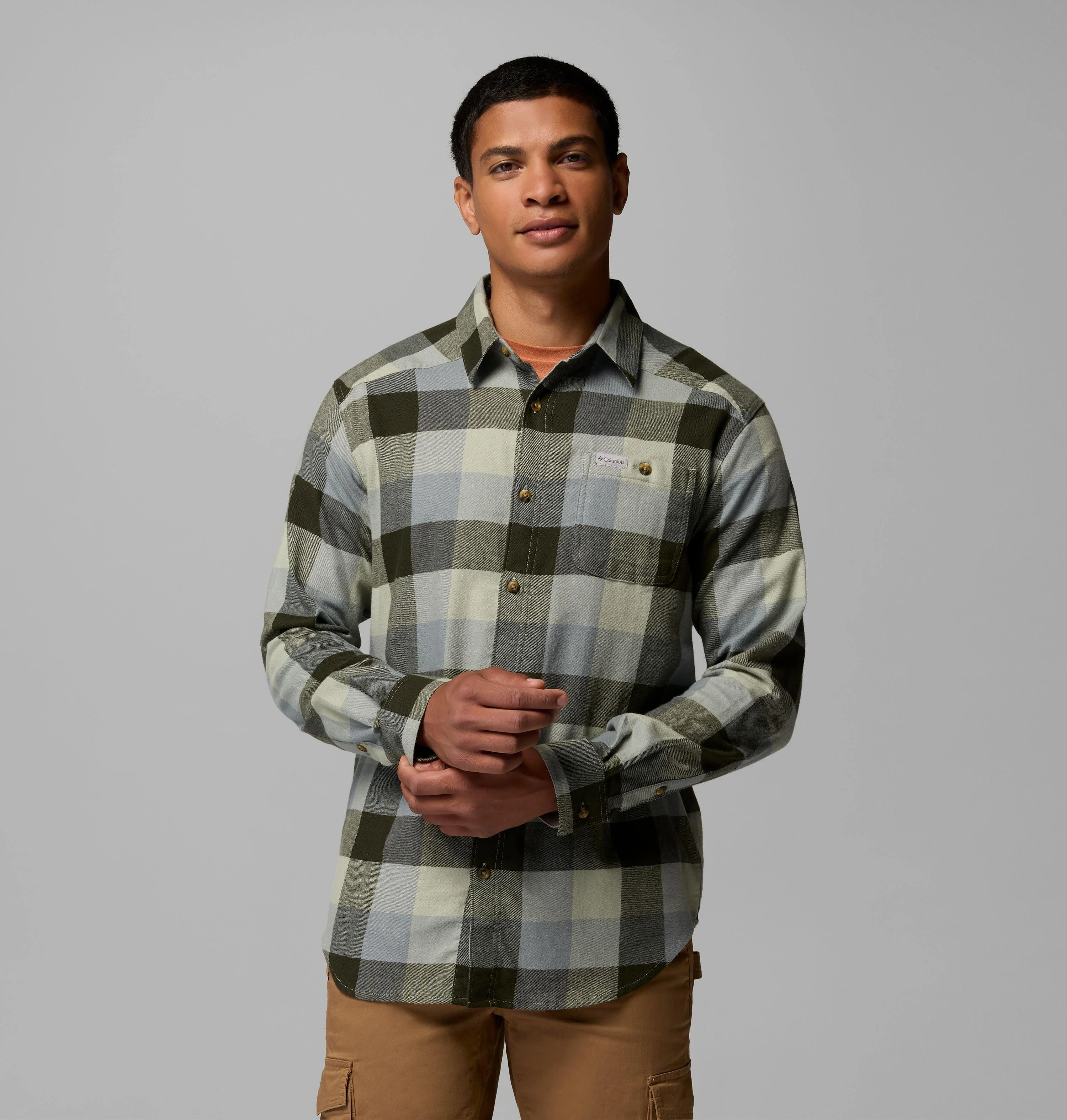 Men's Cornell Woods Flannel Long Sleeve Shirt - 1