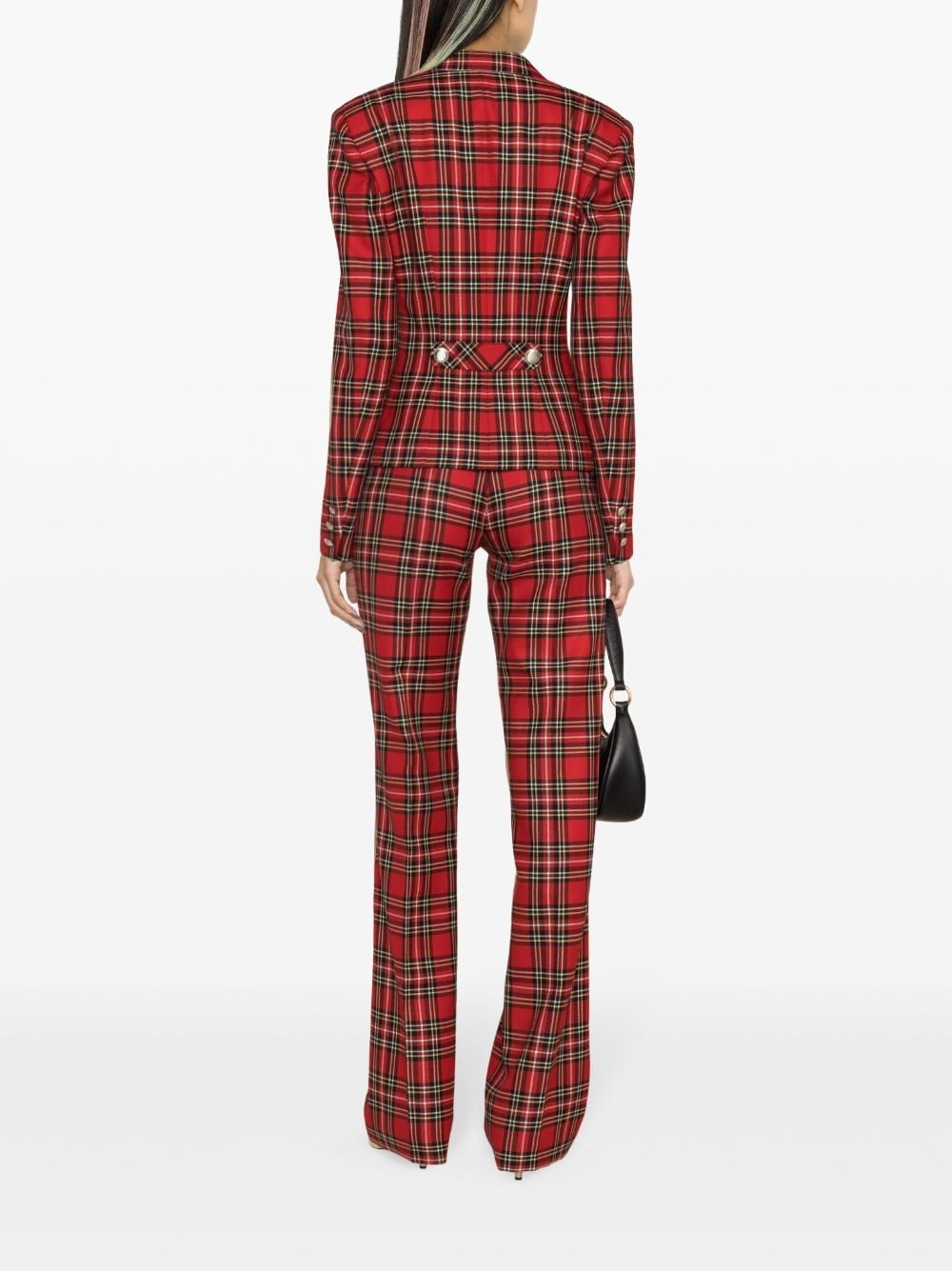 Americana tartan-check blazer - 4