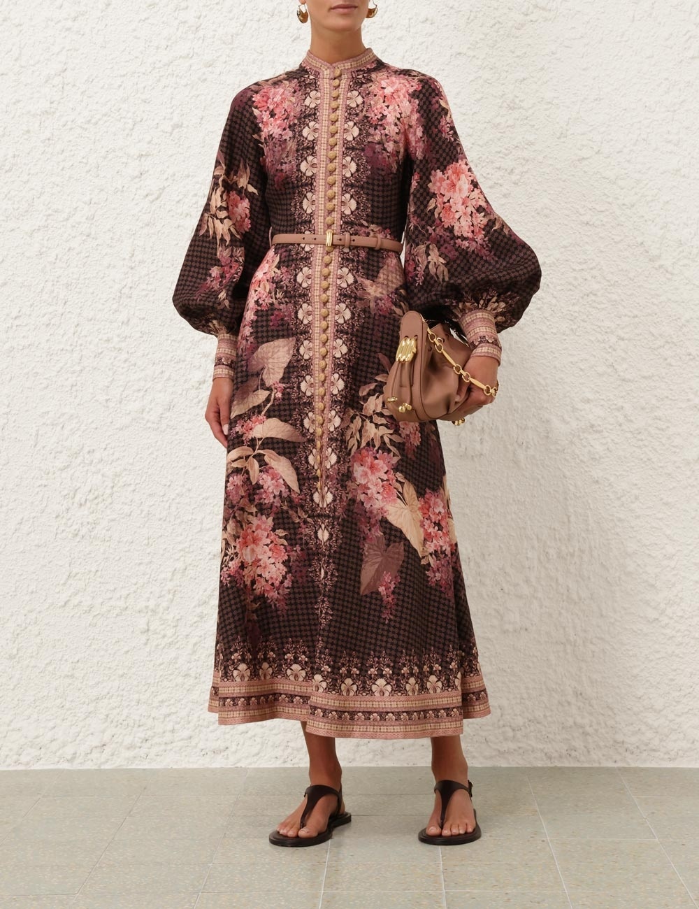 ILLUMINATE BUTTONED MIDI DRESS - 7
