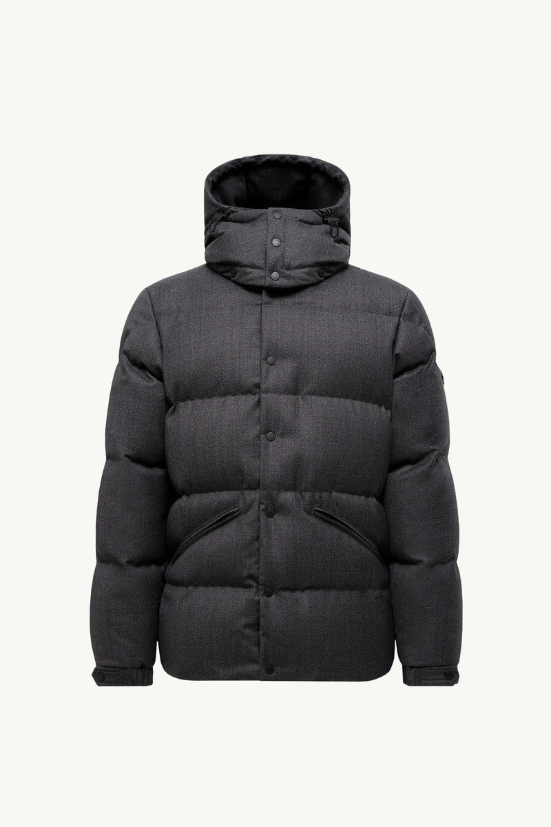 Eawy Hooded Wool Short Down Jacket 1