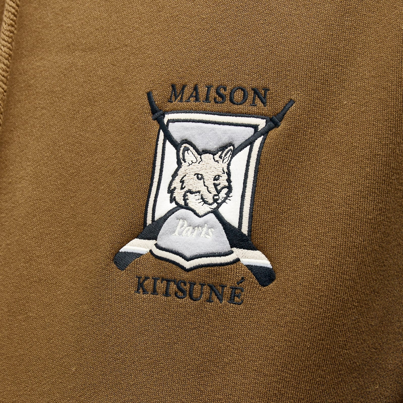 Maison Kitsune College Fox Embroidered Comfort Hoodie - 5
