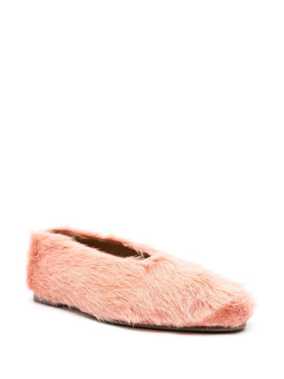 BY MALENE BIRGER Merina point-toe calf-hair flats outlook