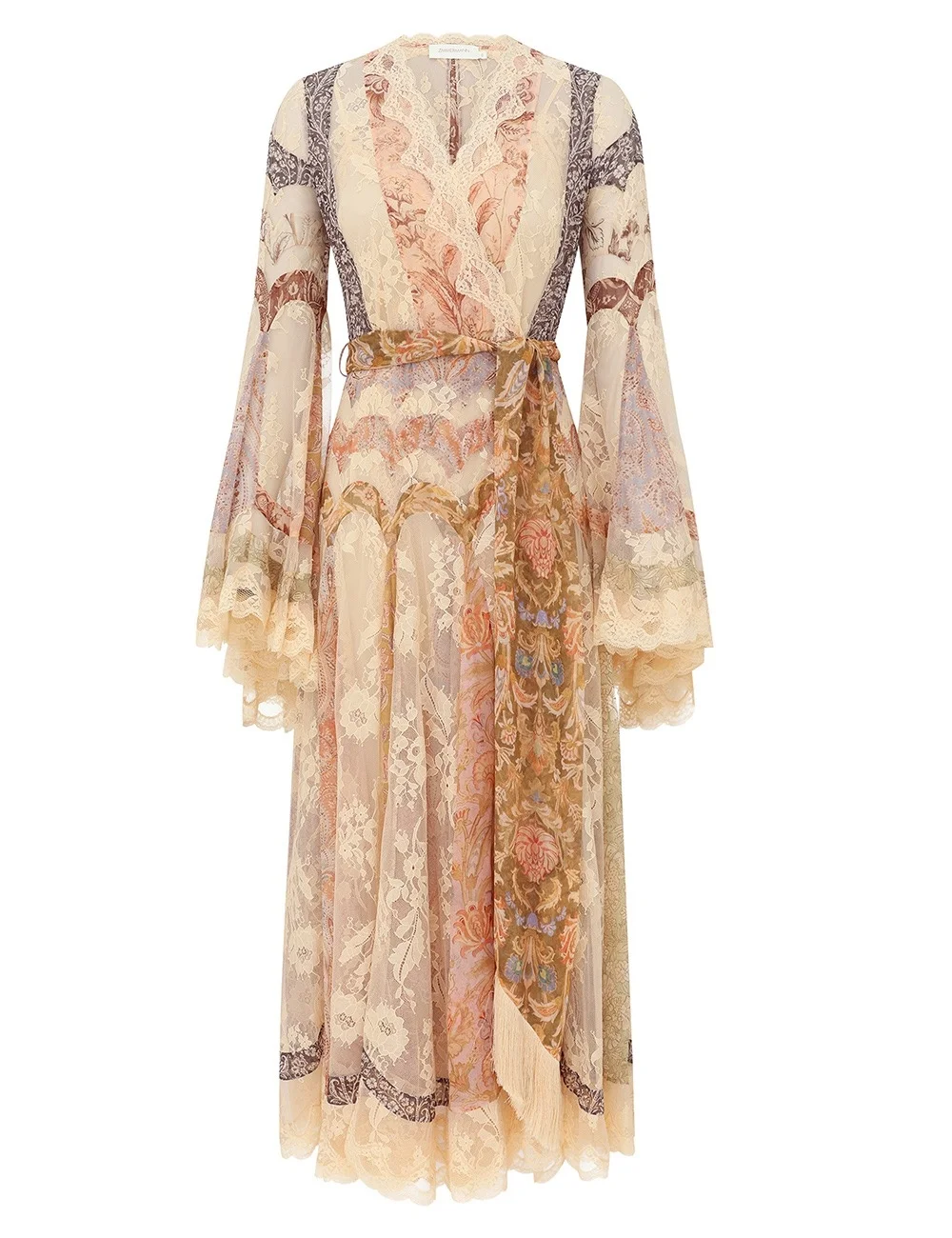 VALIANT PANELLED WRAP DRESS - 1