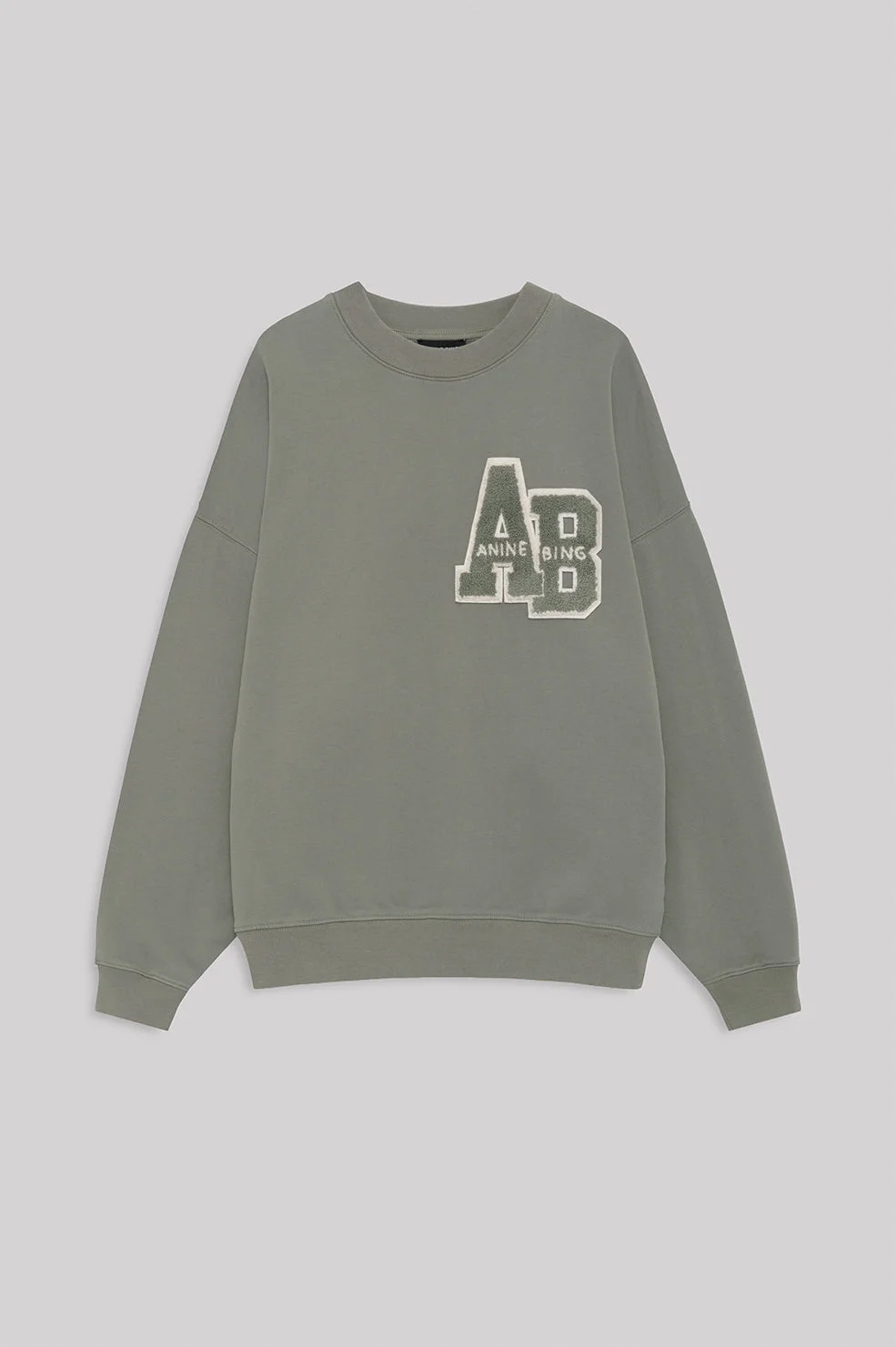 Miles Sweatshirt Letterman - Sage - 1