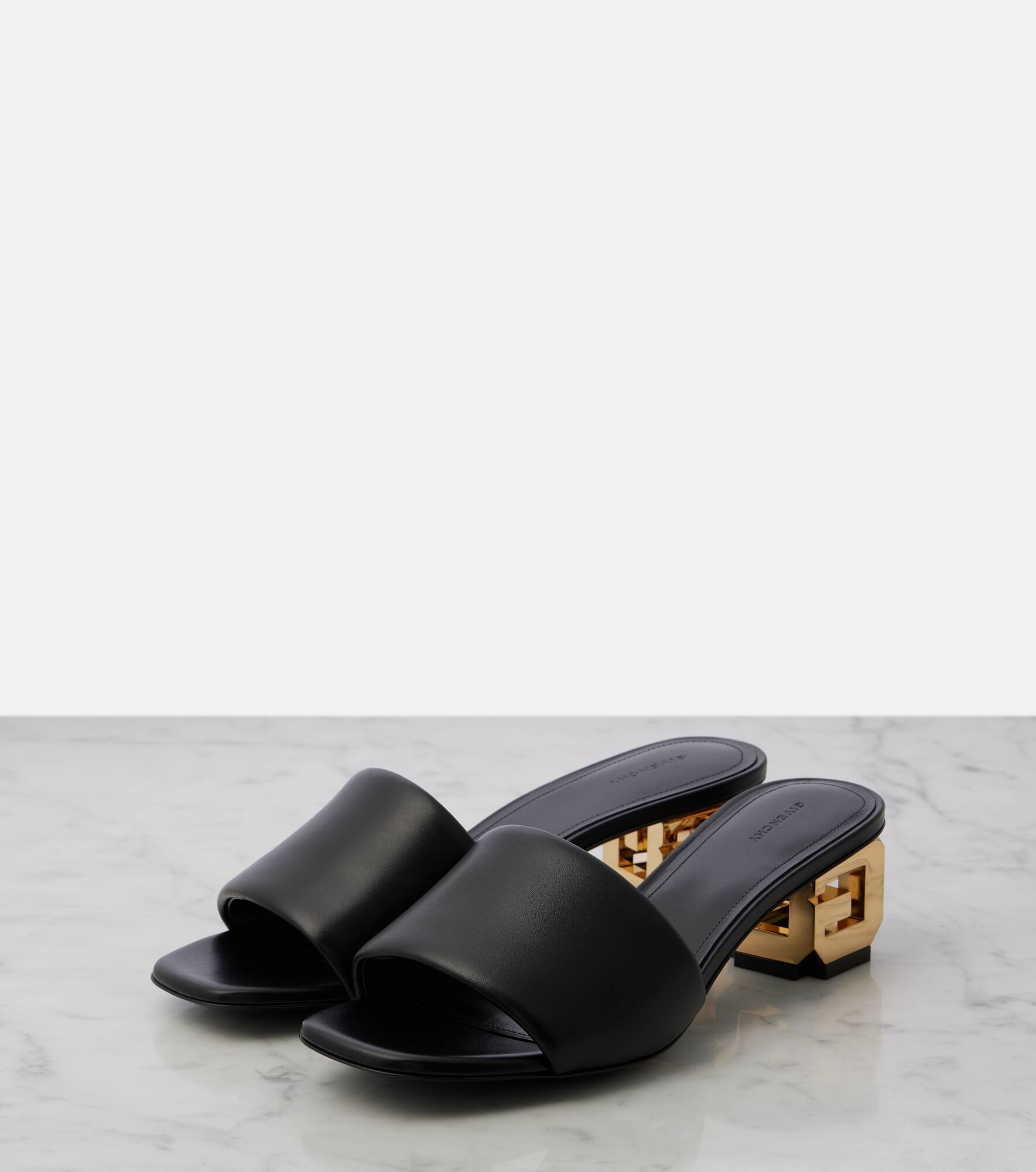 G Cube leather mules - 4