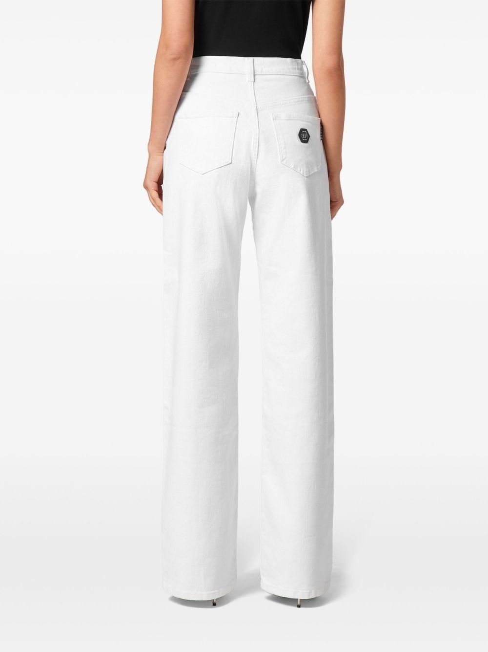 wide-leg jeans - 7