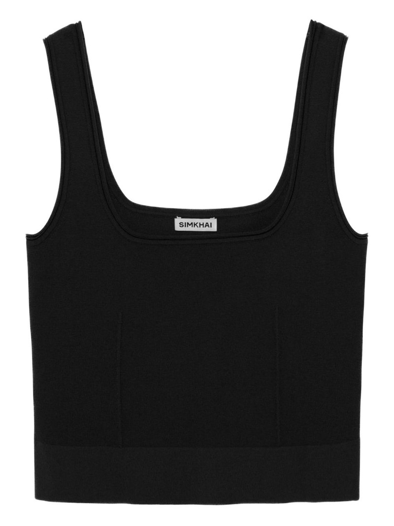 Uri square-neck ribbed top 1