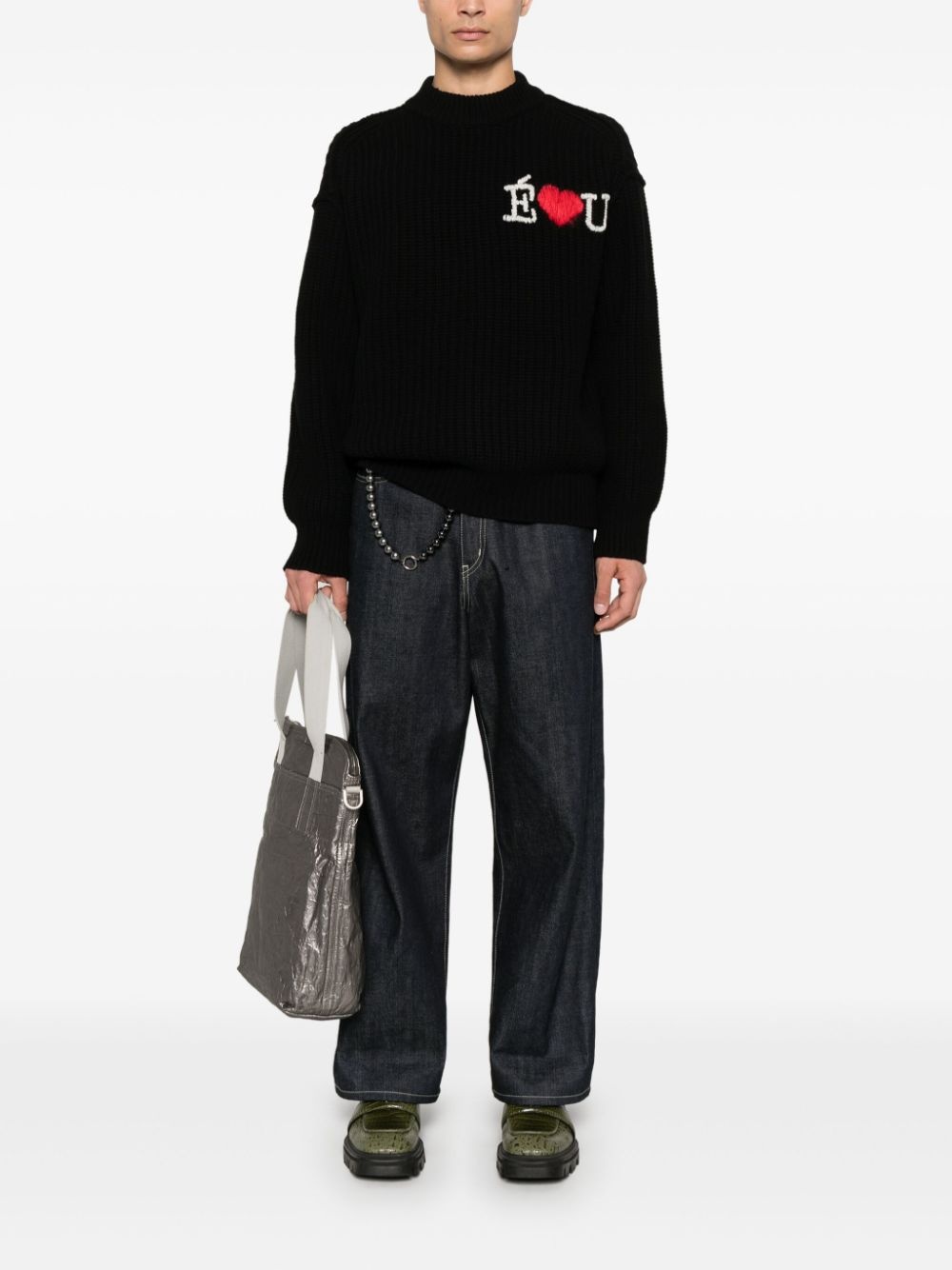 Heavy Round Neck sweater - 3