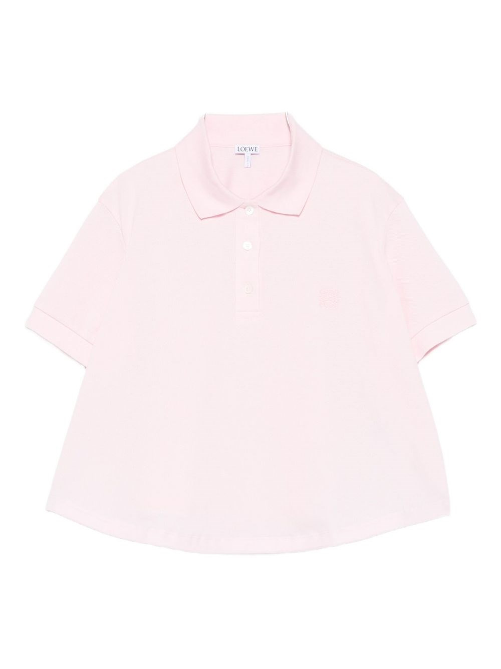 Cotton trapeze polo shirt - 1