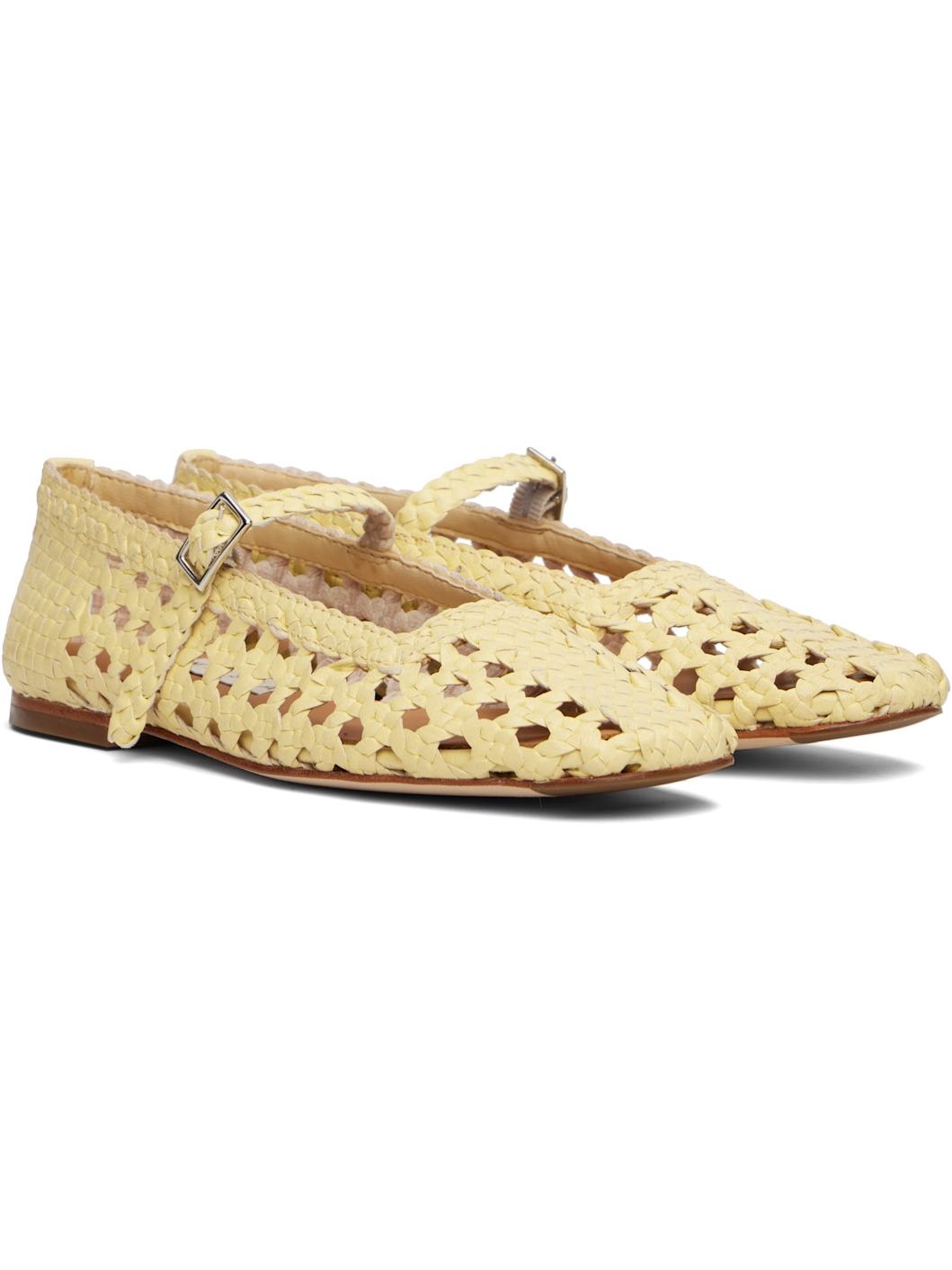 Yellow Yeida Ballerina Flats - 4