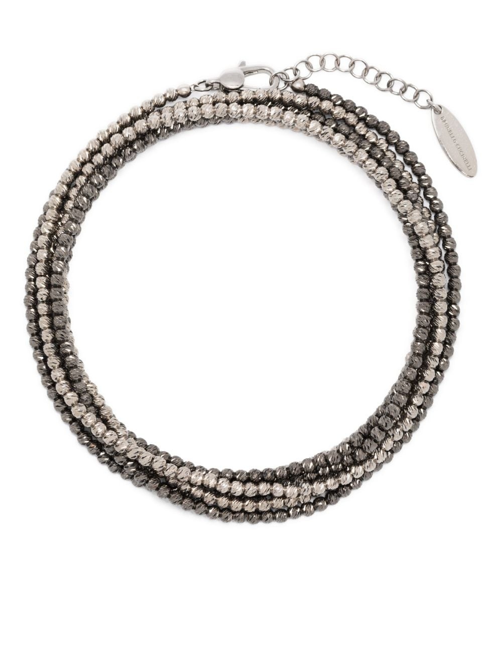 bead-embellished bracelet set - 1