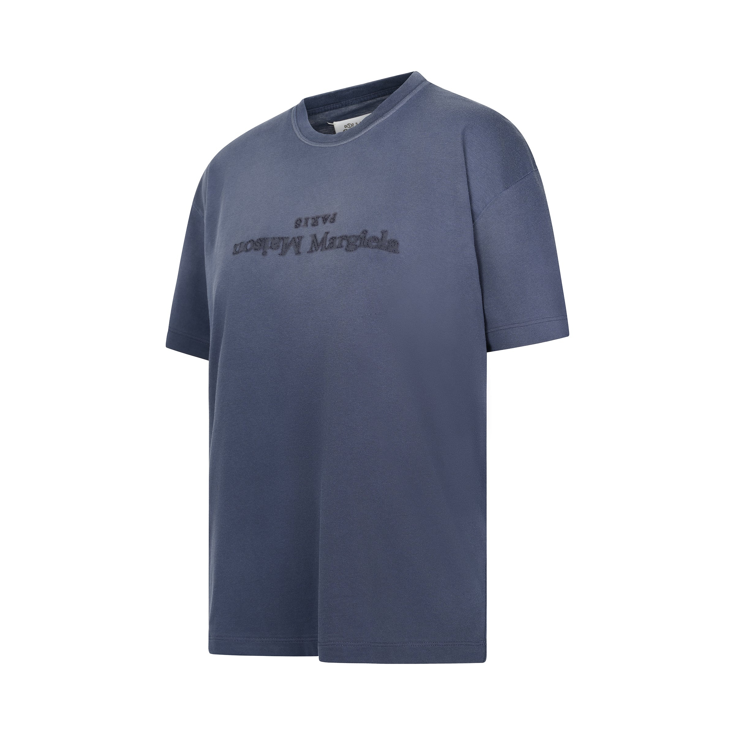 Cotton Jersey Logo T-Shirt in Blue - 2