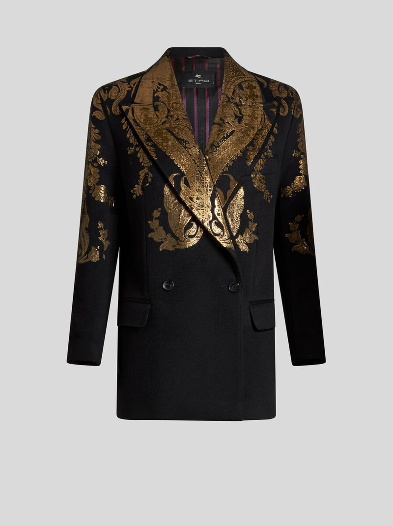 METALLIC-PRINT JACKET - 1